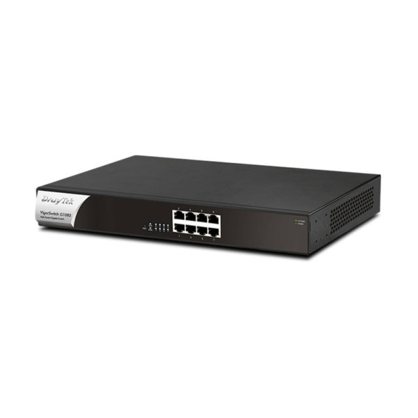 VigorSwitch G1085 (8x Gigabit) - Web Smart