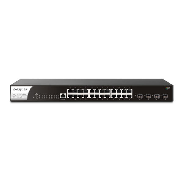 VigorSwitch G2280x (24x Gigabit + 4x SFP+) - L2/L2+ - Image 3