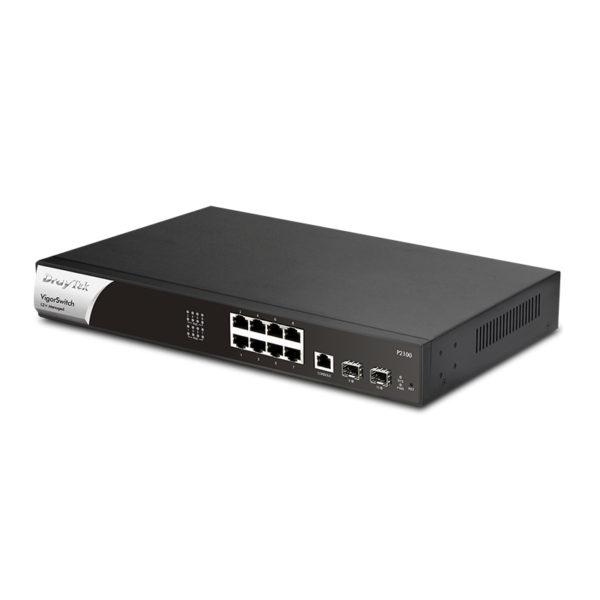 VigorSwitch P2100 (8x Gigabit + 2x SFP) - L2/L2+