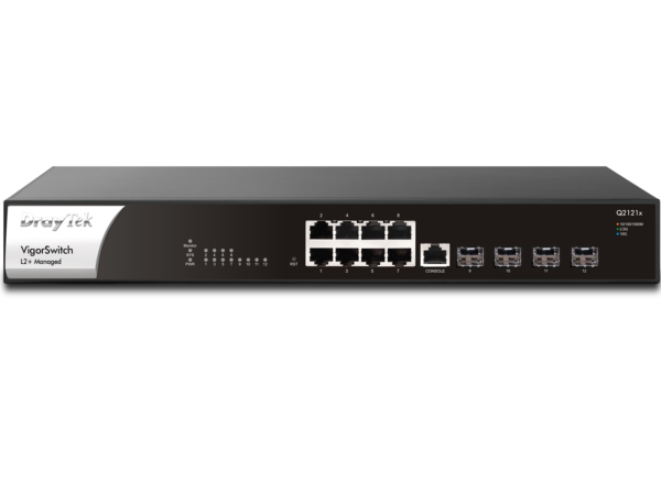 VigorSwitch Q2121x (8x 2.5GbE + 4x SFP+) - L2/L2+ - Image 3