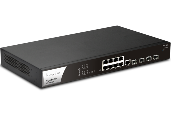 VigorSwitch PQ2121x (8x 2.5GbE + 4x SFP+) - L2/L2+ - Image 3