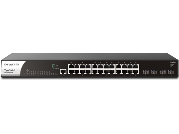 VigorSwitch G2282x (24x Gigabit + 4x SFP+) - L2/L2+ - Image 3