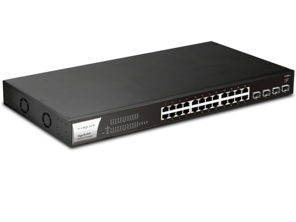 VigorSwitch P1281x (24x Gigabit + 4x SFP+) - Web Smart - Image 2