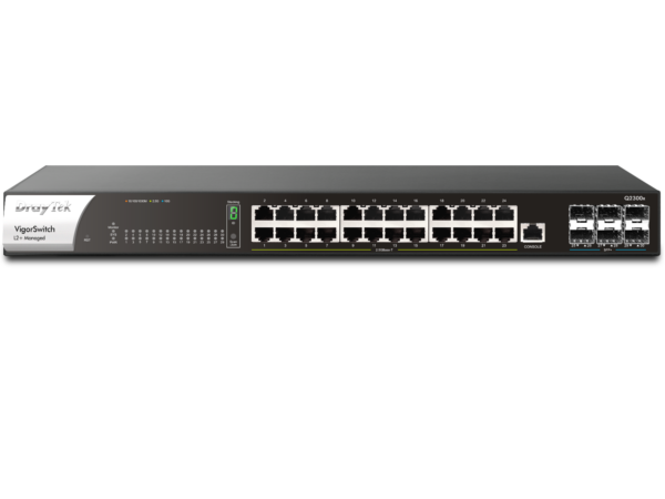 VigorSwitch Q2300x (24x 2.5GbE + 6x SFP+) - L2/L2+ - Image 3