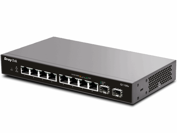 VigorSwitch Q1100x (8x 2.5GbE + 2x SFP+) - Smart Lite